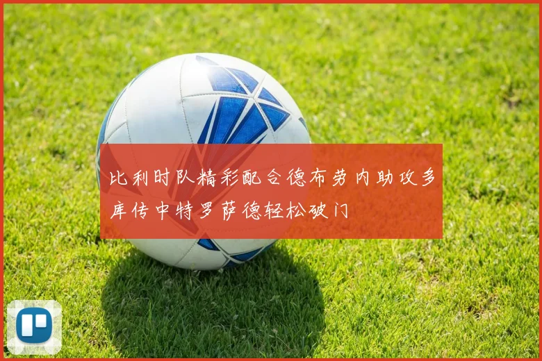 比利时队精彩配合德布劳内助攻多库传中特罗萨德轻松破门